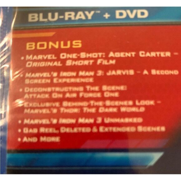 Iron Man 3 Blu-ray + DVD NEW SEALED - Picture 4 of 5
